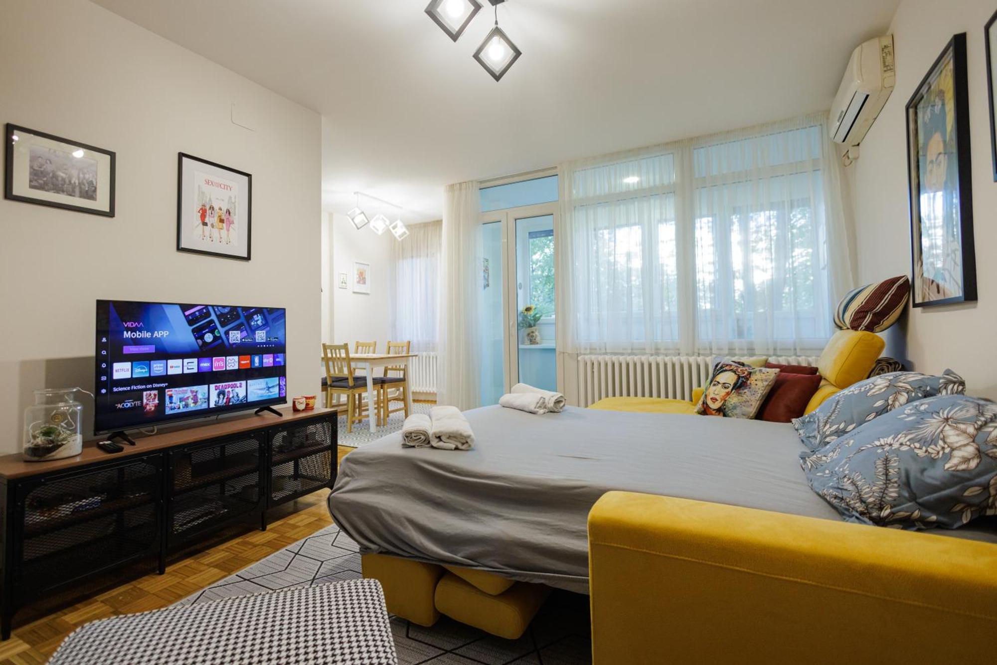 Sava Centar 1-Bedroom Apartments In The Heart Of New Beograd Bagian luar foto